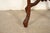 Romweber Style French Provincial Louis XV Carved Walnut and Satinwood Inlaid Marquetry Side Tables, Pair For Sale - Image 11 of 12