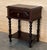 Spanish nightstands or side tables with one drawer and low shelve. Very heavy nightstands with carved details in the...