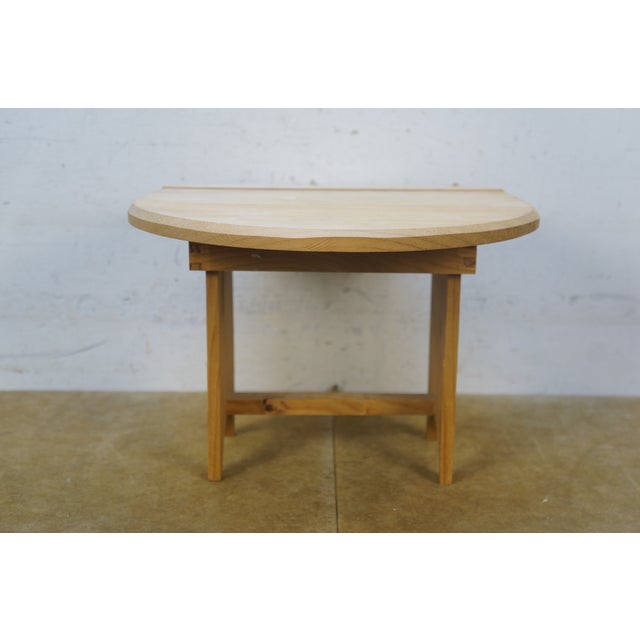 Mid 20th Century 3pc Doll Sized Salesman Sample Drop Leaf Table & Hearts Chairs Mexico 15" For Sale - Image 4 of 17