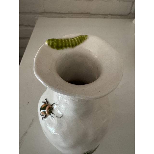 Liz Marsh Charming Porcelain Handmade Organic Bud Vase For Sale - Image 4 of 5