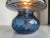 Blue Murano Style Glass With "Ballotton" Lamp For Sale - Image 6 of 9