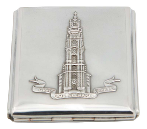 Silver Cigarette Case with Reliefs of the Clérigos Tower