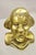 Late 20th Century Vintage Pm Craftsman Art Deco Brass Figural Clown Head Bookends - A Pair For Sale - Image 5 of 9