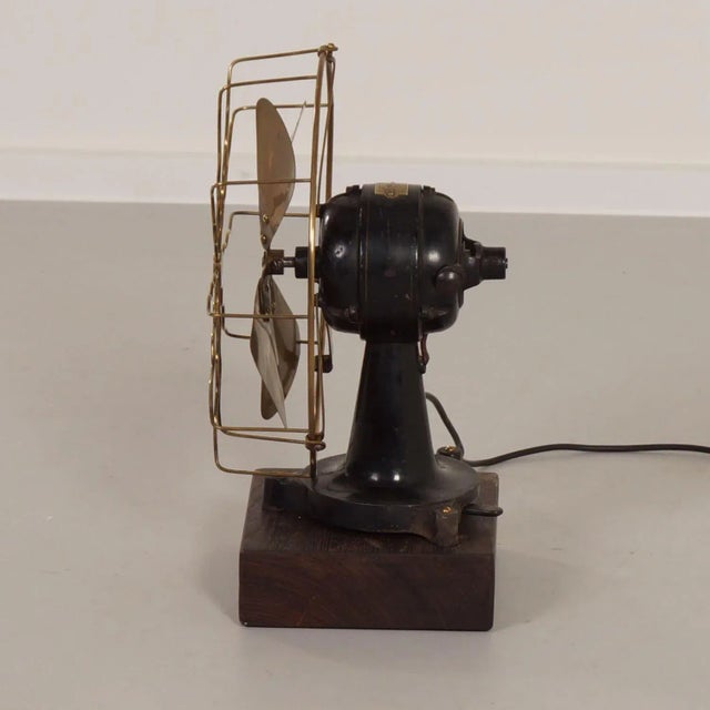 1930s Industrial Fan by E.M.I. Utrecht, 1930s For Sale - Image 5 of 11