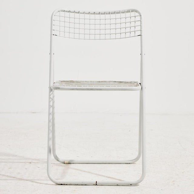 Vintage Folding Chair in Metal by Niels Gammelgaard for Ikea, 1970s For Sale - Image 6 of 13