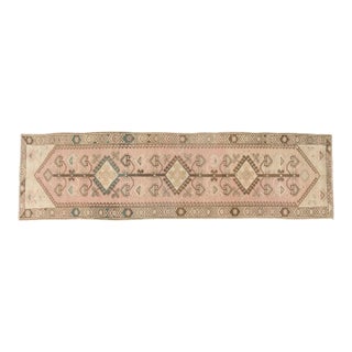 Mid 20th Century Turkish Ethnic Hallway Runner Carpet For Sale