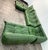 Set of 5 Togo Sofa Set in Emerald Green Leather by Michel Ducaroy for Ligne Roset For Sale - Image 9 of 9