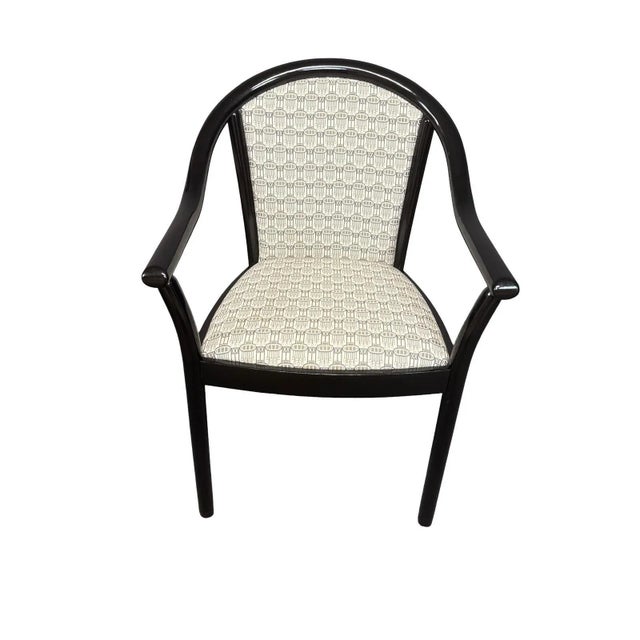 Vintage Art Nouveau Armchairs, 1980s, Set of 8 For Sale - Image 4 of 4