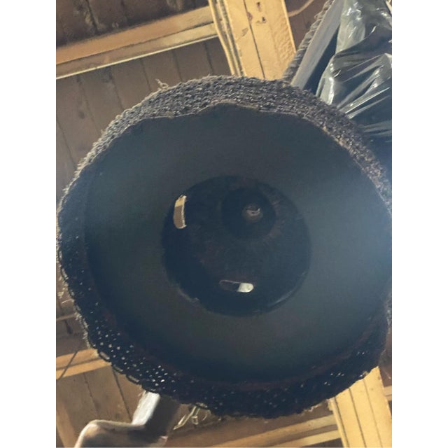 Vintage Handmade Yoke Ox Gourd Lighting Fixture Large For Sale - Image 4 of 6