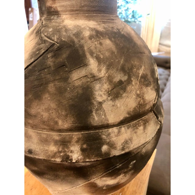 Sculpture Materials Organic Modern Clay Vessel For Sale - Image 7 of 12