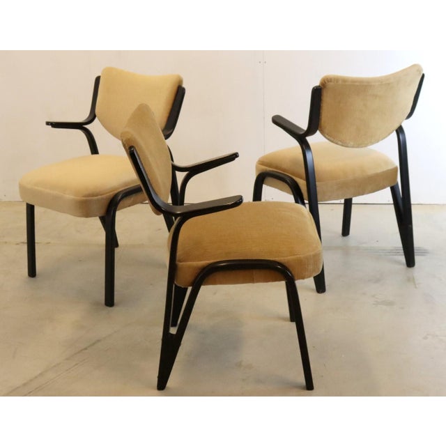 Vintage Fehrbellin Armchair in Wood & Fabric For Sale - Image 3 of 15