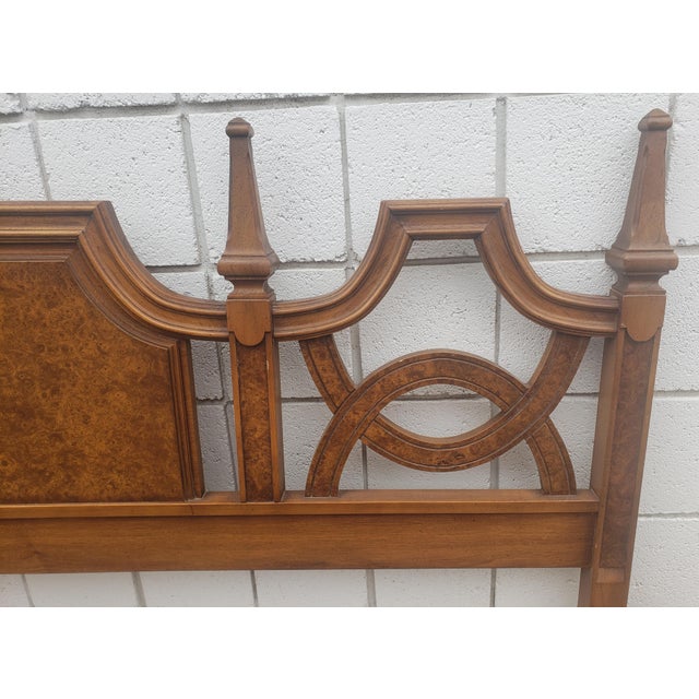MidCentury Mazor Masterpiece Burl Walnut King Size Headboard Chairish