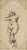 Gustave Doré, Study of a Standing Female Nude, 1860s, Pen and Ink For Sale - Image 3 of 3