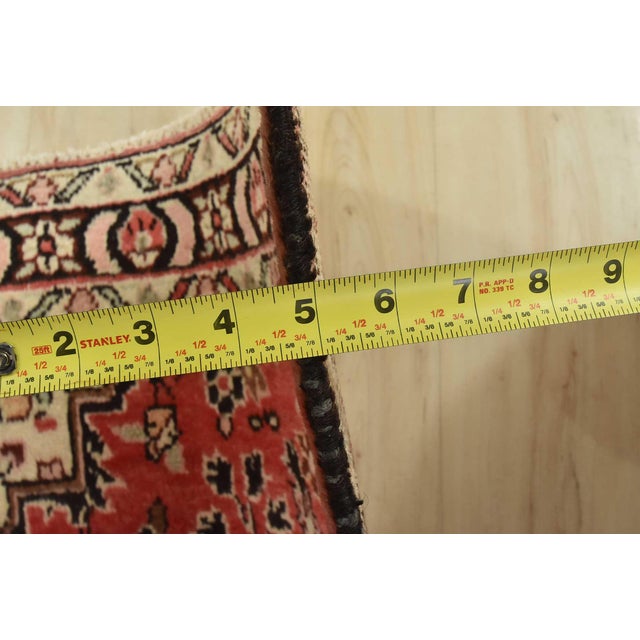 Malayer Runner 3’10” X 10’2” Red Wool Semi-Antique Hand-Knotted Oriental Rug For Sale - Image 13 of 15