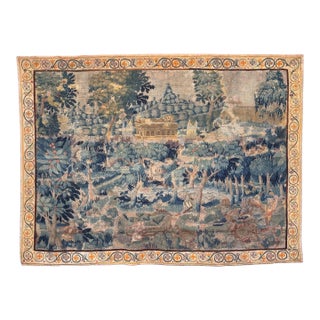 17th Century Flemish Hunting Scene Tapestry, in Excellent Condition For Sale