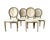 Louis XVI Style Dining Chairs Set of Four For Sale - Image 4 of 11