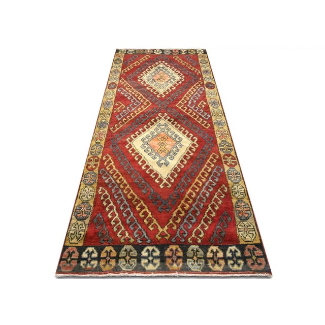 1960s 1960s Turkish Oushak Runner For Sale - Image 5 of 7