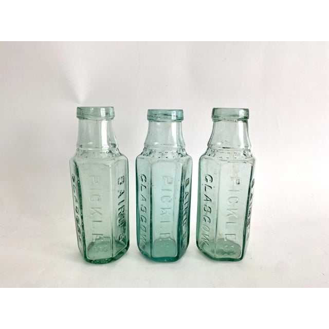 Glass Antique Glasgow Pickle Jar For Sale - Image 7 of 10
