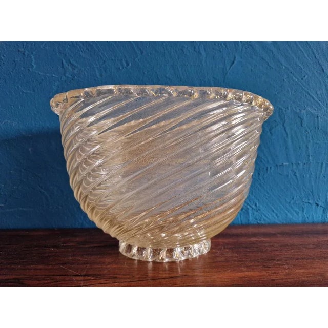 Large Glass Bowl by Barovier & Toso, 1940 For Sale - Image 9 of 9