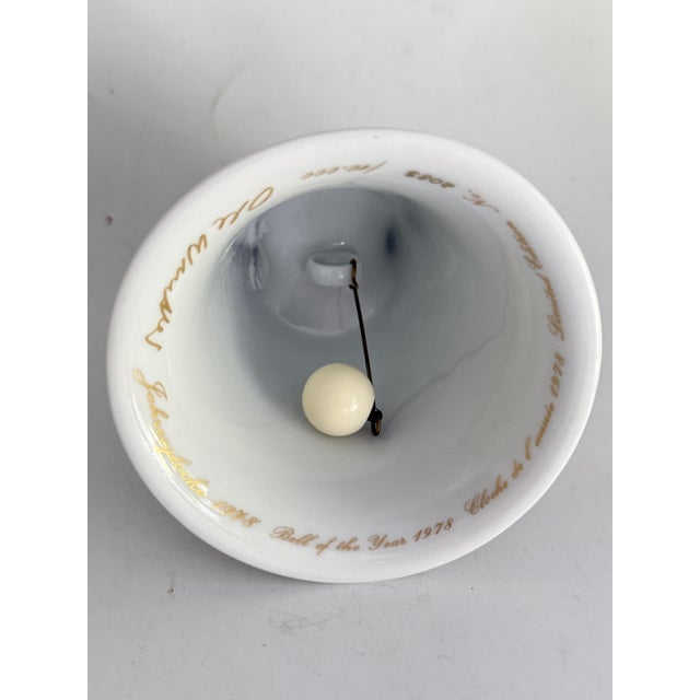 Vintage German Year Bell by Ole Winther for Hutschenreuther, 1979 For Sale - Image 3 of 7
