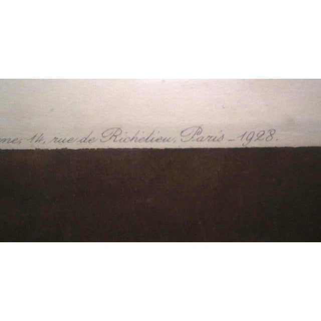 Oriental Lithograph and Watercolor by Umberto Brunelleschi For Sale In Los Angeles - Image 6 of 11