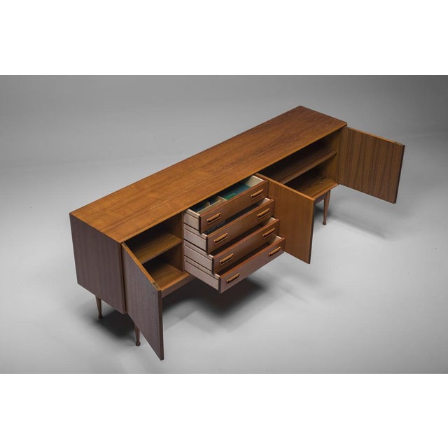 Danish Sideboard in Teak by Gunnar Nielsen for Tibergaard, 1960s For Sale - Image 4 of 18