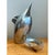 Silver Retro Metal Dolphin Beverage Cooler For Sale - Image 8 of 13
