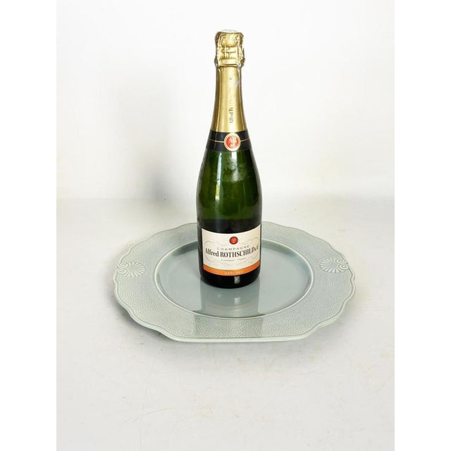 Blue Ceramic Dish, France, 1970 For Sale - Image 4 of 12