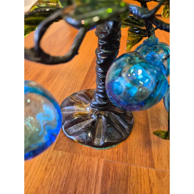 Pair of Blown Glass Murano Fruit Trees For Sale - Image 12 of 12
