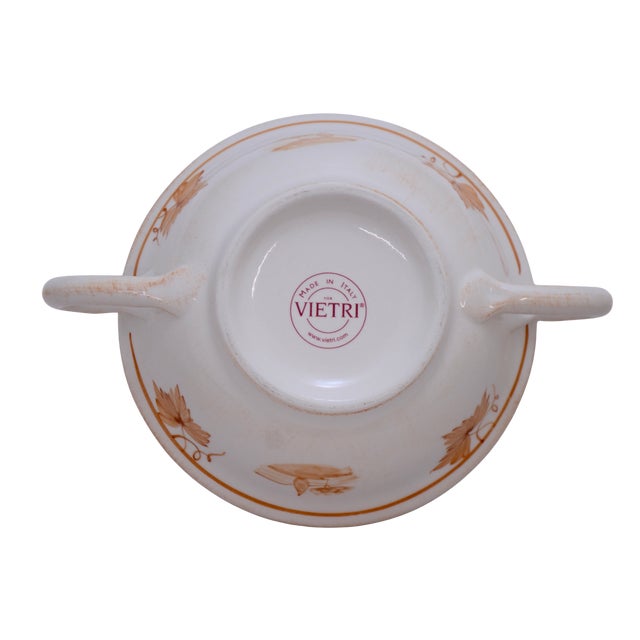 VIETRI Vietri Hand Painted Italian Ceramic Bowl For Sale - Image 4 of 4