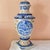 This is a stunning (and large!) lidded urn, made in Thailand for Maitland Smith, in a beautiful blue and white scenic...