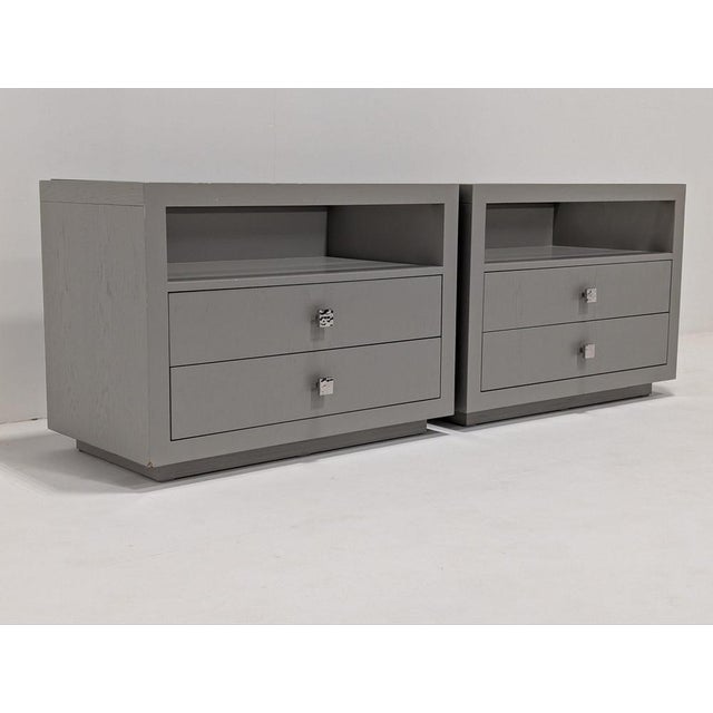 Large Bedside Tables by Ben Whistler, Set of 2 For Sale - Image 4 of 13