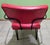 1950s Viking Artline Style Vintage Red Vinyl & Black Metal Frame Mid-Century Modern Chair Hair Pin Legs Atomic For Sale - Image 5 of 10