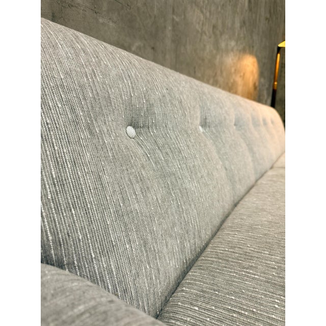 1960s 1960s Mid-Century Modern Sofa, Newly Upholstered For Sale - Image 5 of 5