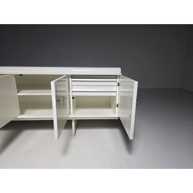 Saporiti Italia Pellicano Sideboard by Vittorio Introini for Saporiti, Italy, 1960s For Sale - Image 4 of 10