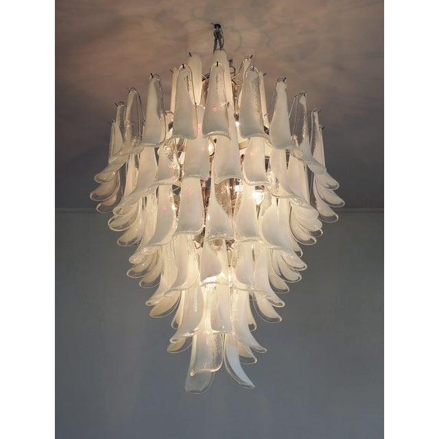 Not Yet Made - Made To Order Murano Glass and Brass Waterfall Chandelier from Justfurnituress SRL For Sale - Image 5 of 13