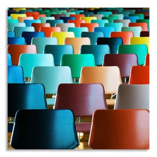 "Empty Colorful Chairs" by Marco DeWaal For Sale