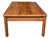 Vintage Danish Modern Solid Wood Coffee Table For Sale - Image 9 of 12