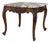 Antique French Régence Style Carved Oak Sainte Anne Marble End Table For Sale