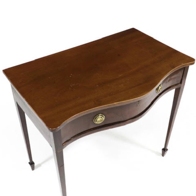 Early 19th Century English George III Side Table Circa 1800 For Sale - Image 5 of 7