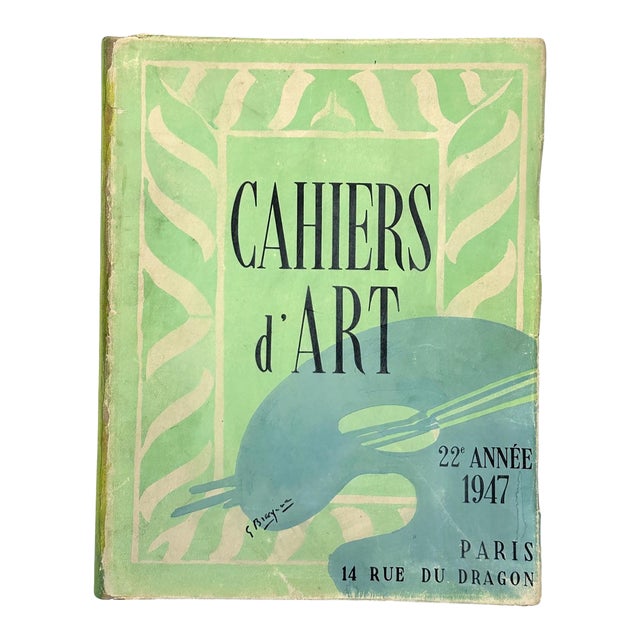 Vintage Original 1947 Cahiers D’Art Edition/Braque/Giacometti/Balthus/Rimbaud For Sale