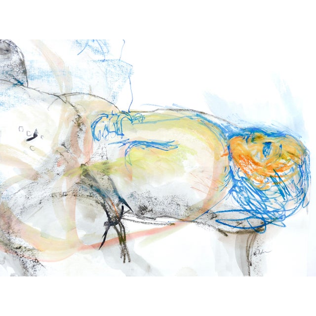 Contemporary Figurative Nude Mixed-Media Drawing by Martha Holden For Sale - Image 4 of 6
