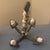 Gray Nautical Resin-Based Anchor Sculpture Adorned With Natural Seashells For Sale - Image 8 of 10