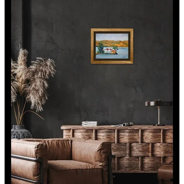 "Benicia Bay, Carquinez Straight" Contemporary Plein Air Landscape Oil Painting For Sale - Image 4 of 12