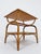 Gold Mid-Century Art Deco Italian Bamboo and Rattan Wicker Coffee Table For Sale - Image 8 of 18
