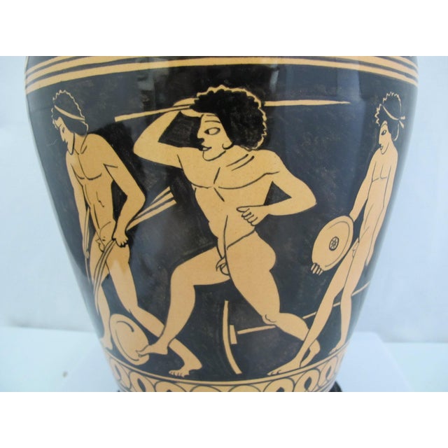 Connie Kiener Contemporary Greek Roman Style Stamnos Pacific Nw Pottery Vase For Sale - Image 4 of 14