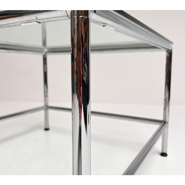 Square Glass Coffee Table, 1990s For Sale - Image 13 of 14