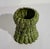 Vintage Ceramic Majolica Style Vase With Ribbon Tied Around a Stalk of Asparagus For Sale In Chicago - Image 6 of 8