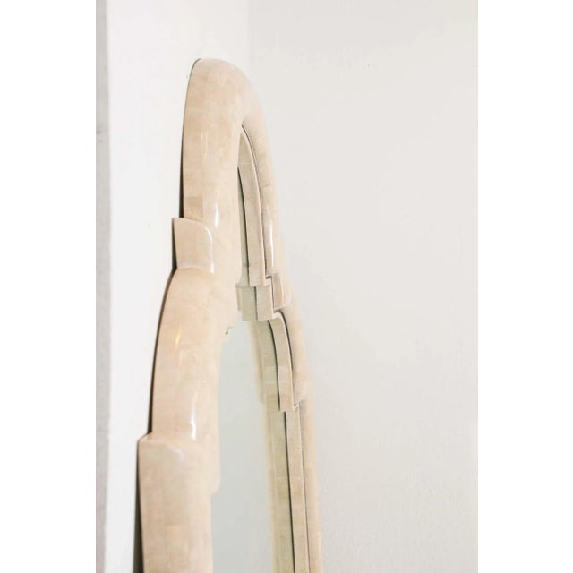 Moroccan Moorish Mirror Tessellated Stone by Maitland Smith. For Sale - Image 9 of 13