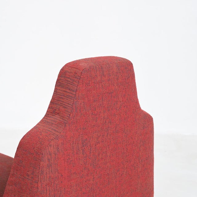 Prototype Red Scandy Lounge Chair by Fabiaan Van Severen for Indera For Sale - Image 12 of 18